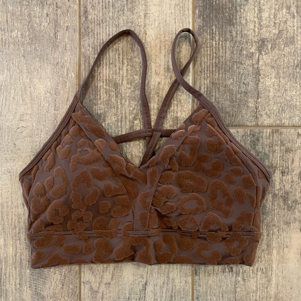 Balance Athletica Brown Lux King Cheetah Bra